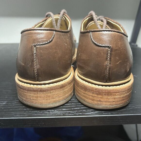 Frye Mens Size 11.5 D Brown Leather Oxford Dress Shoes - Picture 5 of 13